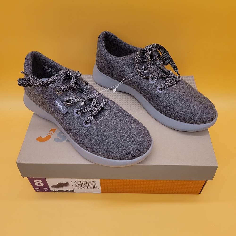 Gray Wool Sneakers